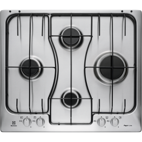 ELECTROLUX PIANO COTTURA 60CM RGG6242LOX A GAS 4 FUOCHI COLORE INOX GARANZIA ITALIA