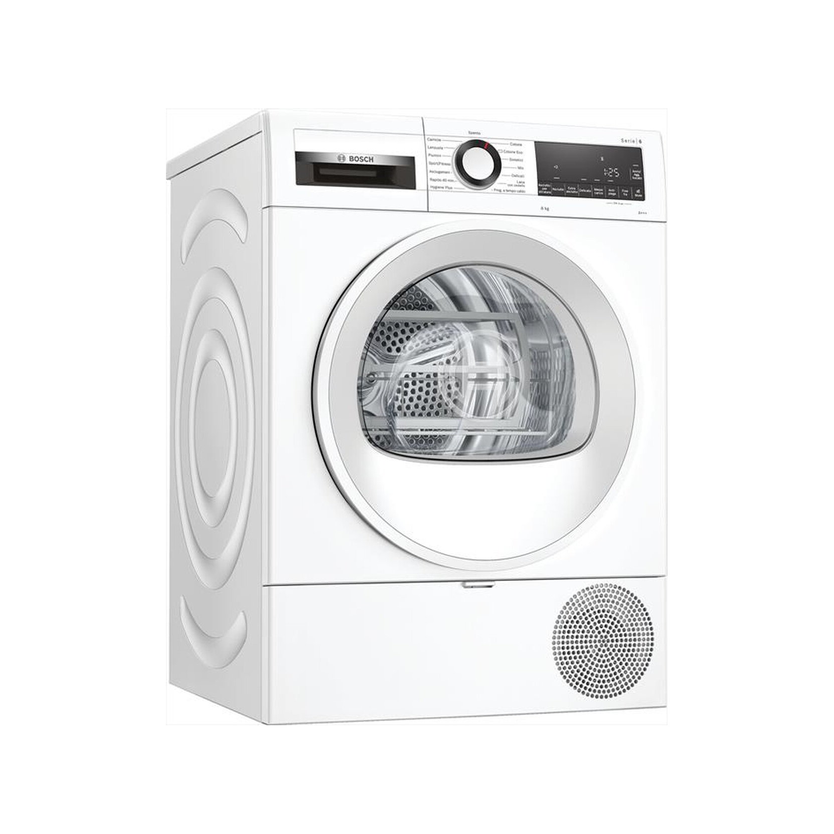 BOSCH WQG233D1IT ASCIUGATRICE A POMPA DI CALORE 8KG AUTODRY CESTELLO  SENSITIVE CLASSE A+++ - PROMOLAST-MINUTE