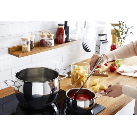 LAGOSTINA EUFORIA BATTERIA DI PENTOLE 11 PEZZI IN ACCIAIO INOX INOSSIDABILE - PROMOZIONE