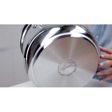 LAGOSTINA DIETETICA BATTERIA DI PENTOLE 24 PEZZI IN ACCIAIO INOX 18/10 COMPATIBILE CON INDUZIONE COD. 010500000003