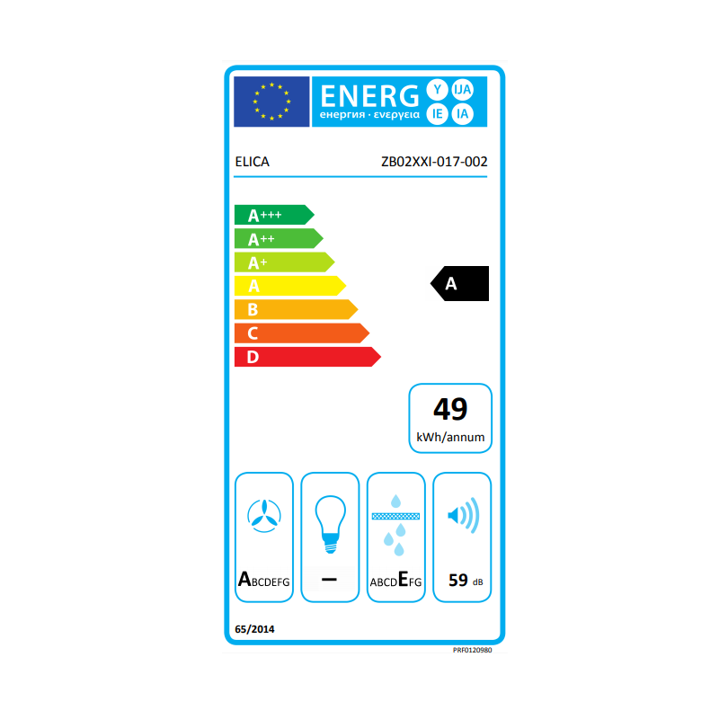 ELICA PRF0120980 PANDORA IX/F/90 CAPPA...
