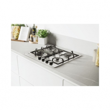 CANDY CHG6BF4WEX PIANO COTTURA 60CM 4 FUOCHI GRIGLIE IN GHISA INOX