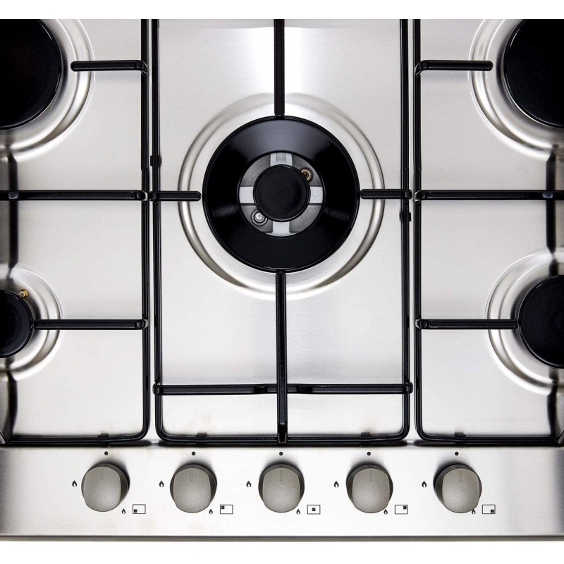 CANDY CHW74WX PIANO COTTURA 75CM 5 FUOCHI...