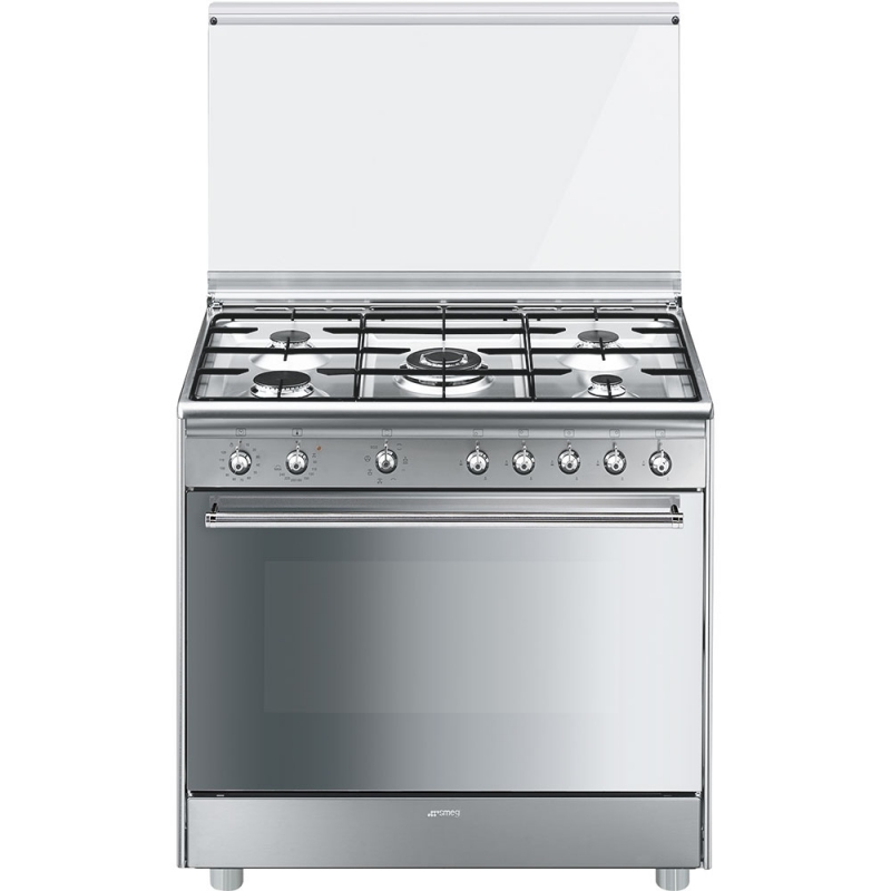 CUCINA SMEG SX91M9 - INOX - FORNO ELETTRICO VENTILATO 90*60 ... CUCINA SMEG SX91M9 - INOX - FORNO ELETTRICO VENTILATO 90*60 ...