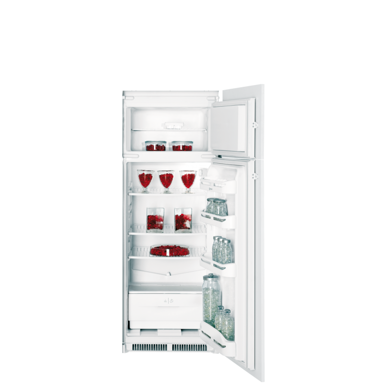 FRIGORIFERO DA INCASSO INDESIT IND2412 CLASSE A+ DOPPIA PORTA H CM ... FRIGORIFERO DA INCASSO INDESIT IND2412 CLASSE A+ DOPPIA PORTA H CM ...