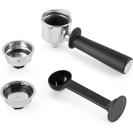 DE LONGHI EC260.BK MACCHINA DA CAFFE' ESPRESSO PER CIALDE O MACINATO 1100W SERBATOIO 1LT NERO/INOX