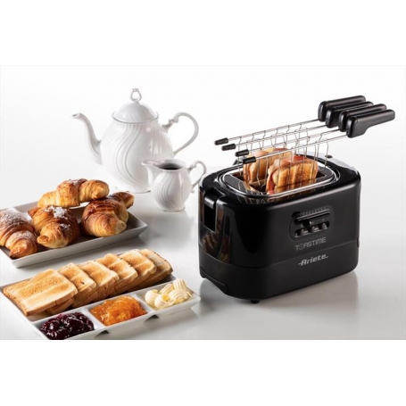 ARIETE 159 TOSTAPANE 2 FETTE 700W 9 LIVELLI DI DORATURA COLORE NERO - PROMO