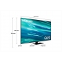 SAMSUNG QE50Q80AATXZT TV QLED 50” 4K SMART TV WIFI DVB-T2 HEVC/DVB-S2/DVB-C (MPEG4) - PROMO