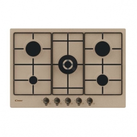 OUTLET CANDY O-CHW7AV4WGT PIANO COTTURA DA INCASSO 75CM 5 FUOCHI A GAS COLORE AVENA - PROTOCOLLO 786