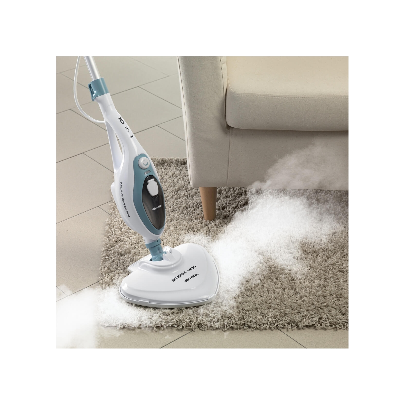 ARIETE 4164 SCOPA A VAPORE STEAM MOP 10 IN 1 1500W SERBATOIO 350CC - PROMO