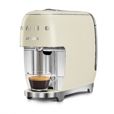 SMEG LAVAZZA A MODO MIO LM200 MACCHINA DA CAFFE' ANNI '50 0.9LT COLORE CREMA - 18000460 - PROMO