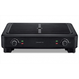 ROWENTA KG9008 BARBECUE ELETTRICO DA TAVOLO 2000W 70% DI FUMO IN MENO 2 ZONE DI COTTURA - PROMO