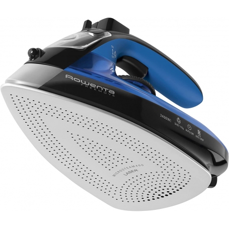 ROWENTA DE5010 FERRO DA STIRO A VAPORE SENZA FILI 2400W COLORE NERO/BLU - PROMO
