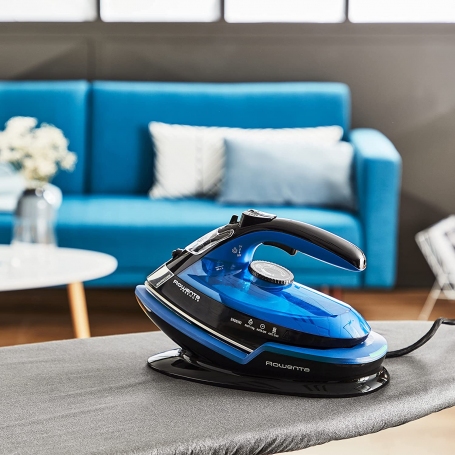 ROWENTA DE5010 FERRO DA STIRO A VAPORE SENZA FILI 2400W COLORE NERO/BLU - PROMO