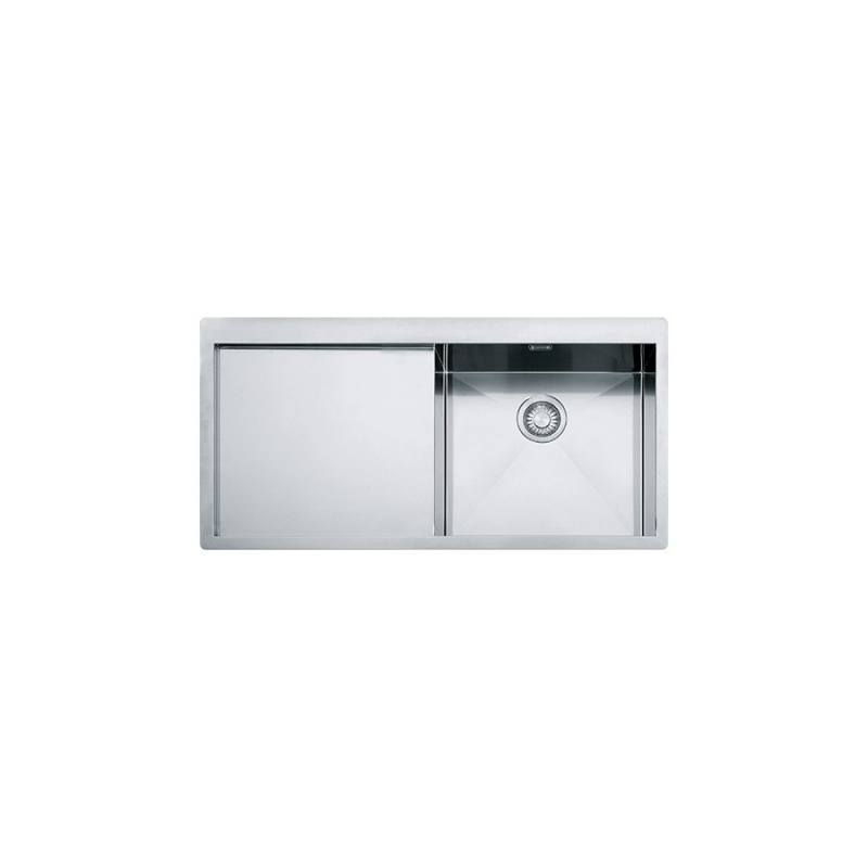 OUTLET FRANKE O-PPX211TL(S) LAVELLO DA INCASSO 1 VASCA CON GOCCIOLATOIO A SINISTRA ACCIAIO INOX - 127.0203.465 - PROTOCOLLO 497