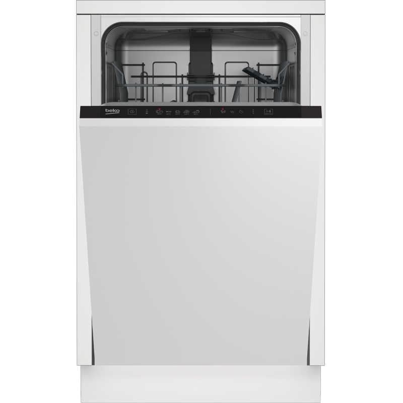 BEKO DIS35023 LAVASTOVIGLIE DA INCASSO SLIM A SCOMPARSA TOTALE 10 COPERTI 5 PROGRAMMI CLASSE E