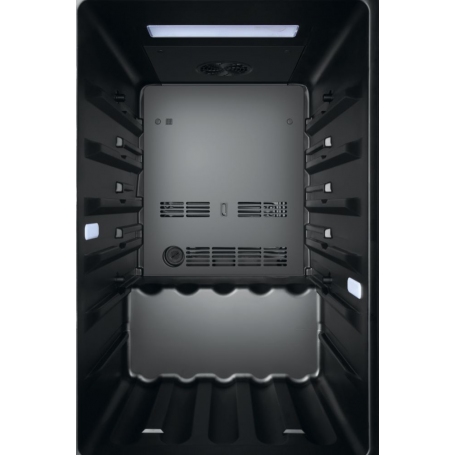 HAIER HWS49GA CANTINETTA VINI 49 BOTTIGLIE ILLUMINAZIONE LED VETRO ANTI UV CLASSE F COLORE NERO