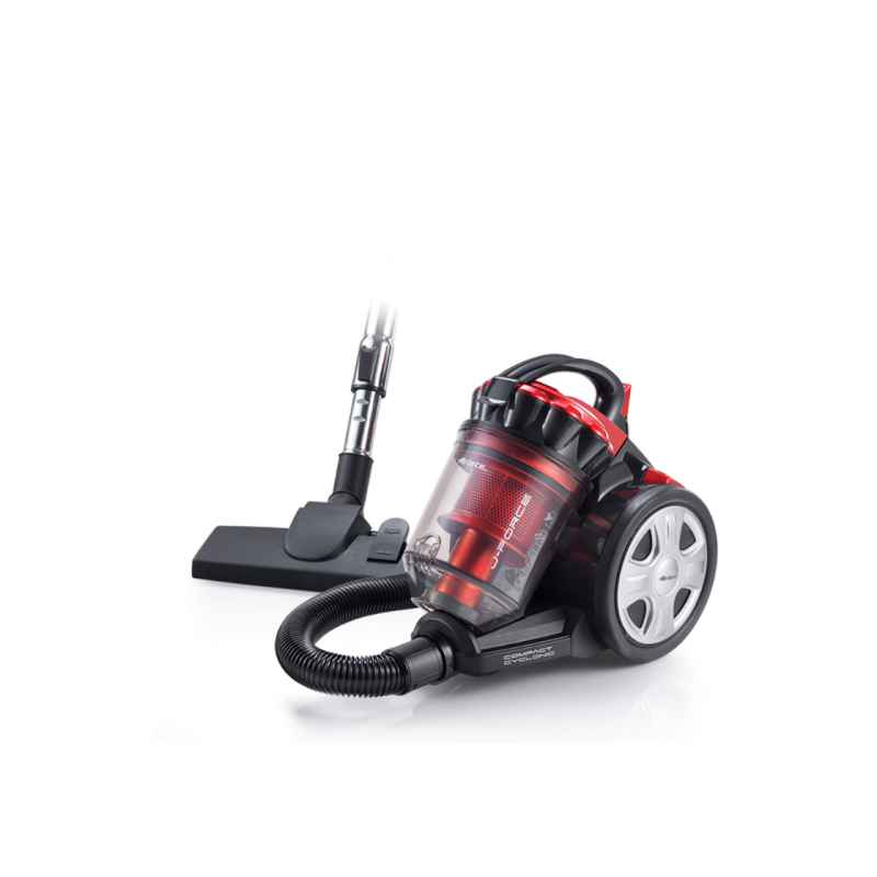 ARIETE J-FORCE 2753 ASPIRAPOLVERE A TRAINO SENZA SACCO 700W CAPACITA' 3LT COLORE NERO/ROSSO - PROMO