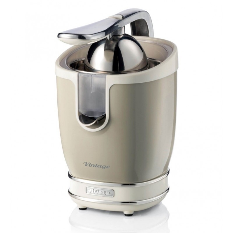 ARIETE 413 SPREMIAGRUMI VINTAGE 85W CON LEVA IN ALLUMINIO COLORE BEIGE - PROMO