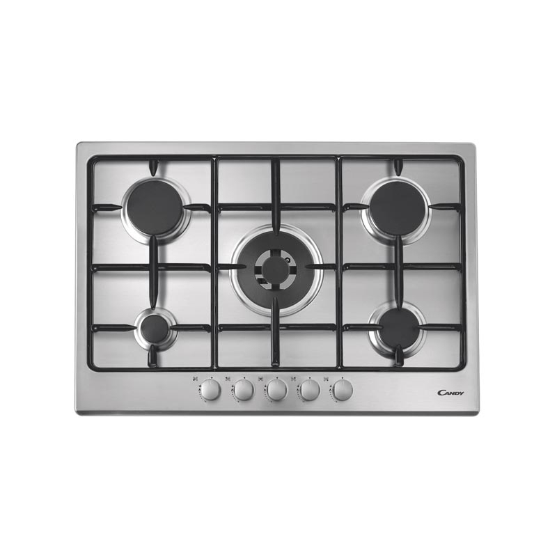 PIANO COTTURA DA INCASSO CANDY CPG75SWPX 5 FUOCHI A GAS COLORE INOX ... PIANO COTTURA DA INCASSO CANDY CPG75SWPX 5 FUOCHI A GAS COLORE INOX ...
