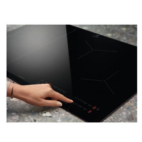 ELECTROLUX EIL83443 PIANO COTTURA DA INCASSO A INDUZIONE 78CM 4 ZONE COTTURA IN VETROCERAMICA NERO - PROMO