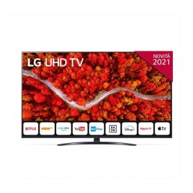LG 55UP81006LR TV LED 55'' SMART TV 4K UHD WIFI+ETHERNET DVB T2/S2 3 HDMI COLORE NERO - PROMO