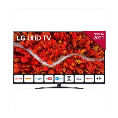 LG 55UP81006LR TV LED 55'' SMART TV 4K UHD WIFI+ETHERNET DVB T2/S2 3 HDMI COLORE NERO - PROMO