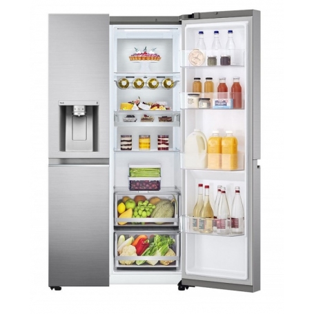 LG GSLV90PZAD FRIGORIFERO SMART SIDE BY SIDE 635LT TOTAL NO FROST CON DISPENSER WIFI CLASSE D INOX - PROMO