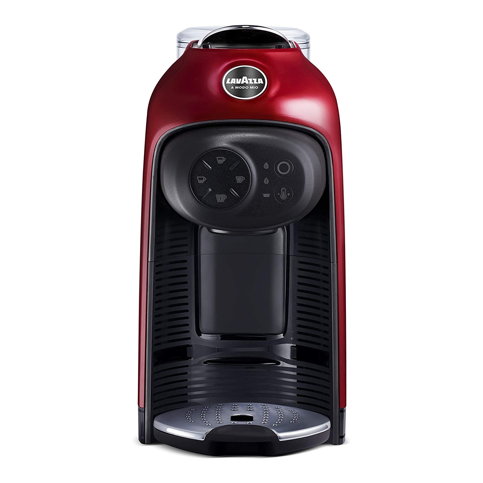 LAVAZZA IDOLA A MODO MIO MACCHINA DA CAFFÈ ESPRESSO CON CAPSULE SERBATOIO  1,1LT 1500 WATT COLORE ROSSO