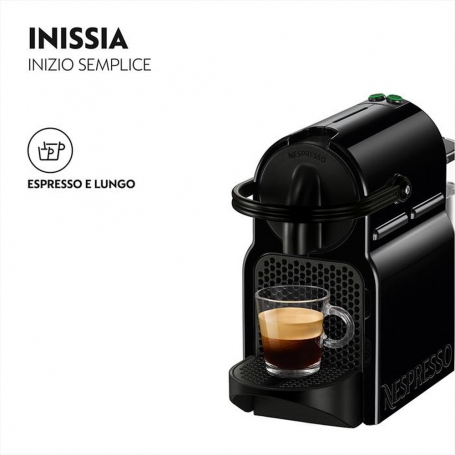 DE LONGHI EN80BAE INISSIA & AEROCCINO MACCHINA DA CAFFE' A CAPSULE NESPRESSO - NERO