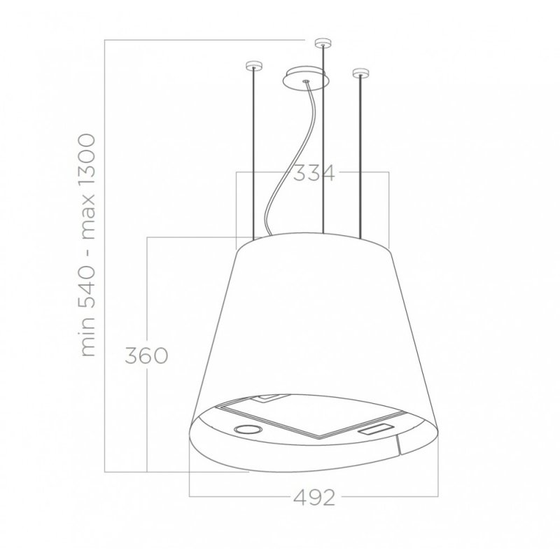 ELICA PRF0071972D CAPPA SOSPESA A ISOLA JUNO...