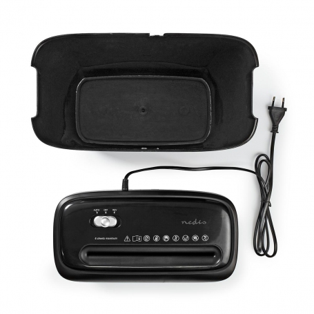 NEDIS PASH120BKA4 DISTRUGGI DOCUMENTI CAPIENZA 12LT COLORE NERO - PROMO