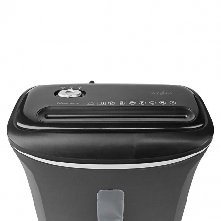 NEDIS PASH120BKA4 DISTRUGGI DOCUMENTI CAPIENZA 12LT COLORE NERO - PROMO