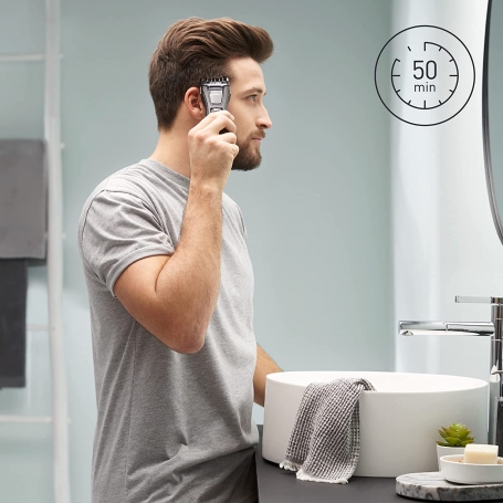 PANASONIC ER-GB61-K503 REGOLABARBA 3 IN 1 RICARICABILE LAVABILE 38 LIVELLI DI TAGLIO COLORE NERO - PROMO