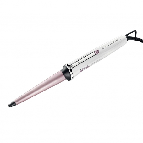 IMETEC 11424 FERRO ARRICCIACAPELLI CONICO 210°C COLORE VIOLA/BIANCO