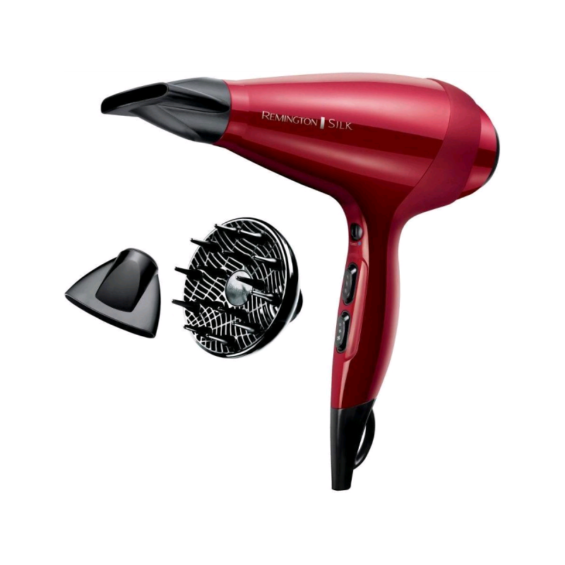 REMINGTON AC9096 SILK ASCIUGACAPELLI 2400W FUNZIONE TURBO BOOST COLORE ROSSO