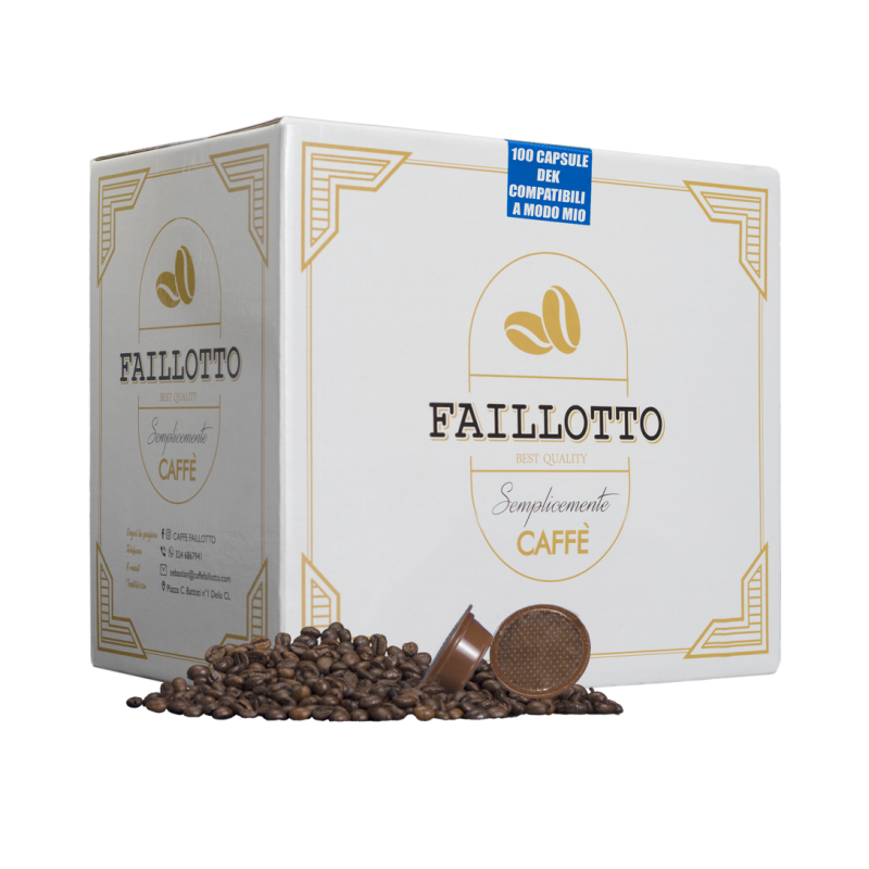 FAILLOTTO 100 CAPSULE MISCELA PASSIONALE COMPATIBILE CON NESPRESSO - FL024 - PROMO