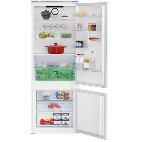 BEKO BCSE400E40SN FRIGORIFERO COMBINATO DA INCASSO 70CM 400LT STATICO CLASSE E - PROMO