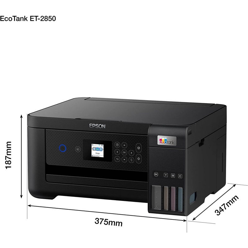 EPSON ECOTANK ET-2850 STAMPANTE MULTIFUNZIONE 3...
