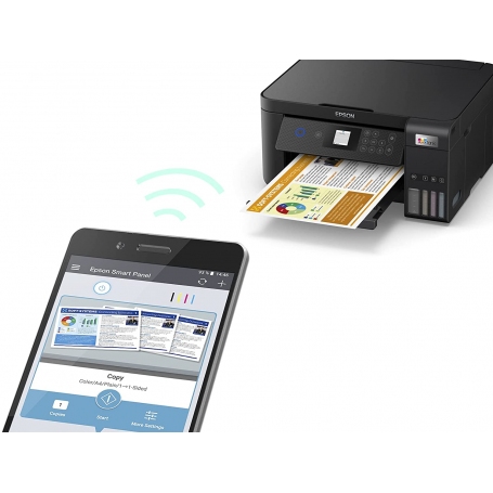 EPSON ECOTANK ET-2850 STAMPANTE MULTIFUNZIONE 3 IN 1 A COLORI CON WIFI USB COLORE NERO - PROMO