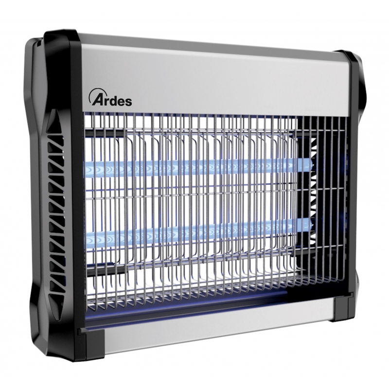 ARDES ZAK 16W ZANZARIERA ELETTRICA 2X8W 50MQ COLORE NERO/SILVER - 6S16C - PROMO