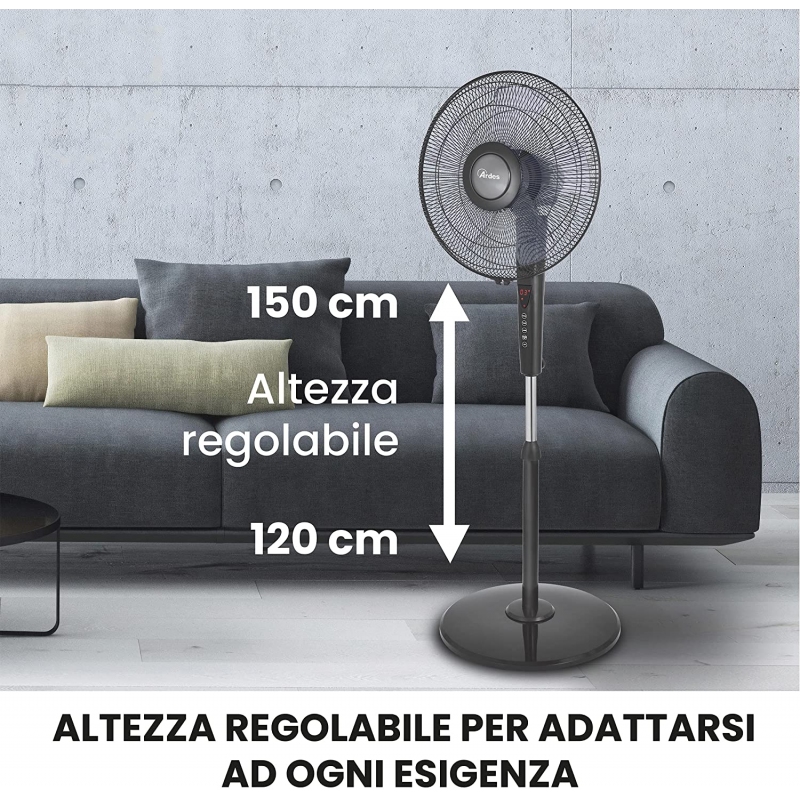 ARDES AR5S41PBT VENTILATORE A PIANTANA 5 PALE...
