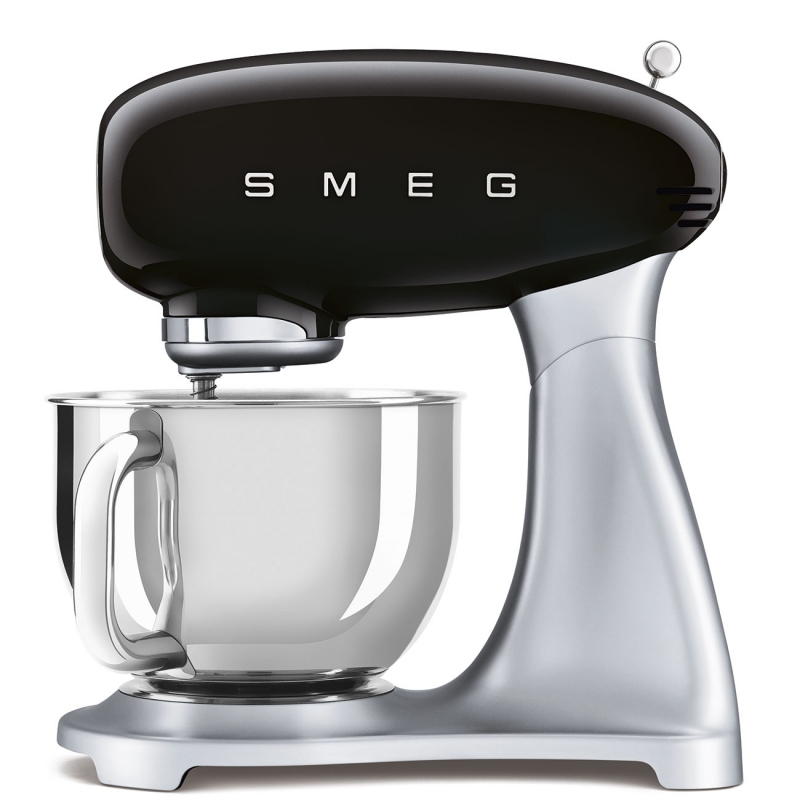 SMEG SMF02BLEU IMPASTATRICE ANNI '50 CAPACITA' 4,8 LT 10 VELOCITA' COLORE NERO/ACCIAIO - PROMO