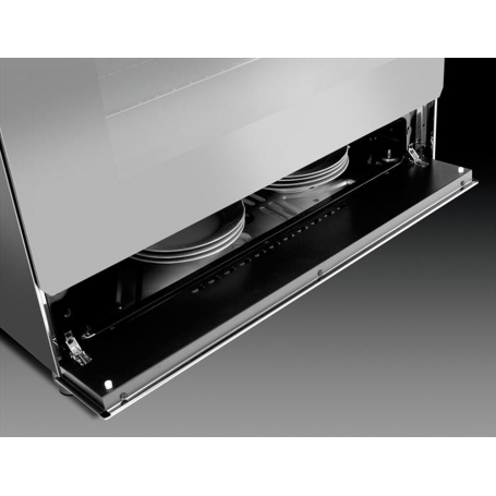 GLEM GAS AS854GX CUCINA 80x50 4 FUOCHI FORNO A GAS 61LT CON GRILL ELETTRICO SCALDAVIVANDE COLORE BIANCO