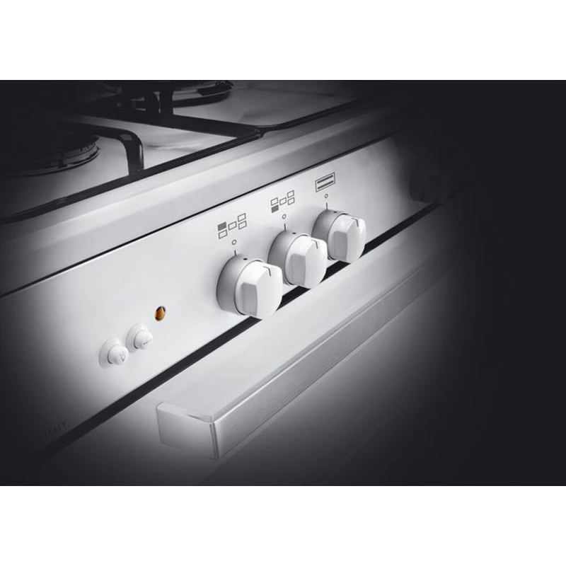 GLEM GAS AS854GX CUCINA 80x50 4 FUOCHI FORNO A...