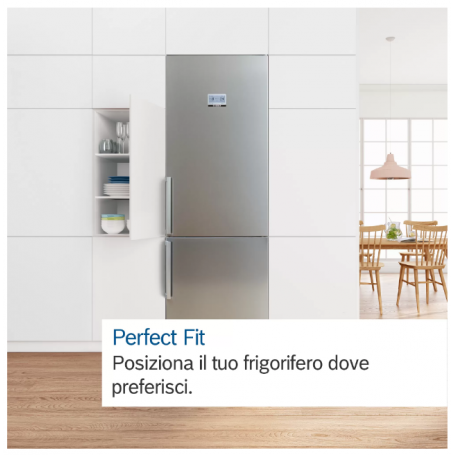 BOSCH KGN39VLCT FRIGORIFERO COMBINATO SERIE 4 CAPACITA’ 363 LT NO FROST INVERTER CLASSE C COLORE INOX - PROMO
