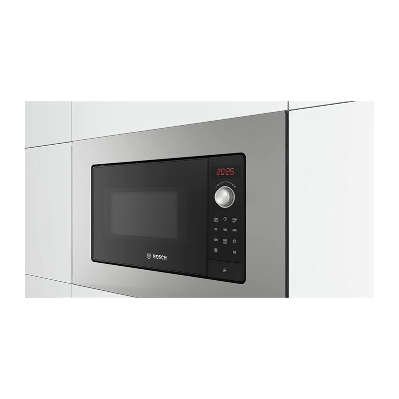 BOSCH BEL623MS3 FORNO A MICROONDE DA INCASSO 20LT 800 WATT CON GRILL INOX