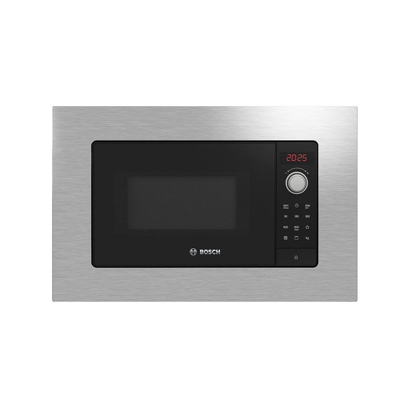 BOSCH BEL623MS3 FORNO A MICROONDE DA INCASSO 20LT 800 WATT CON GRILL INOX