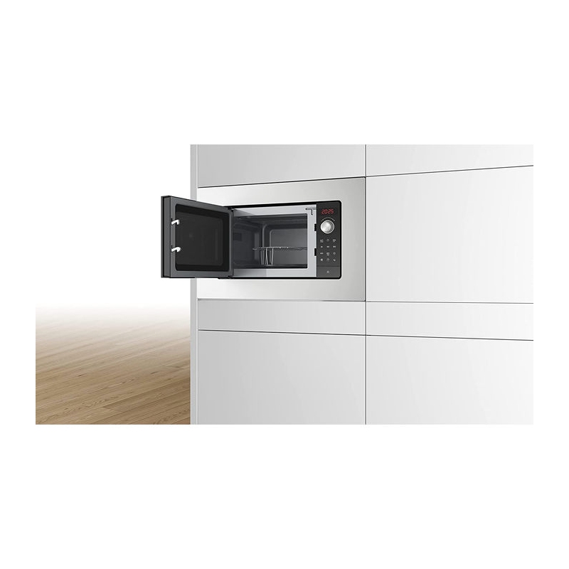 BOSCH BEL623MS3 FORNO A MICROONDE DA INCASSO 20LT 800 WATT CON GRILL INOX