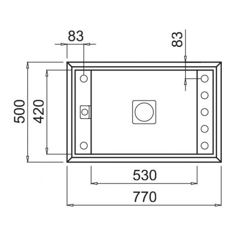 ELLECI LKV13097 VALUE 130 LAVELLO MONOVASCA...
